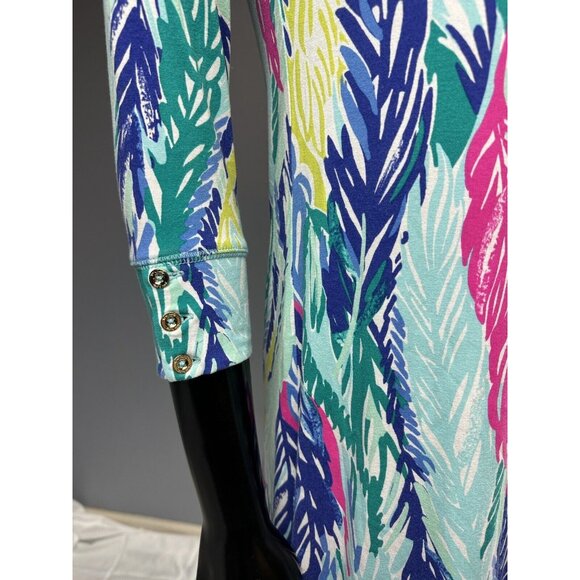Lilly Pulitzer Light As A Feather Sophie Bodycon Dress Multicolor Stretch Sz S - Picture 4 of 10